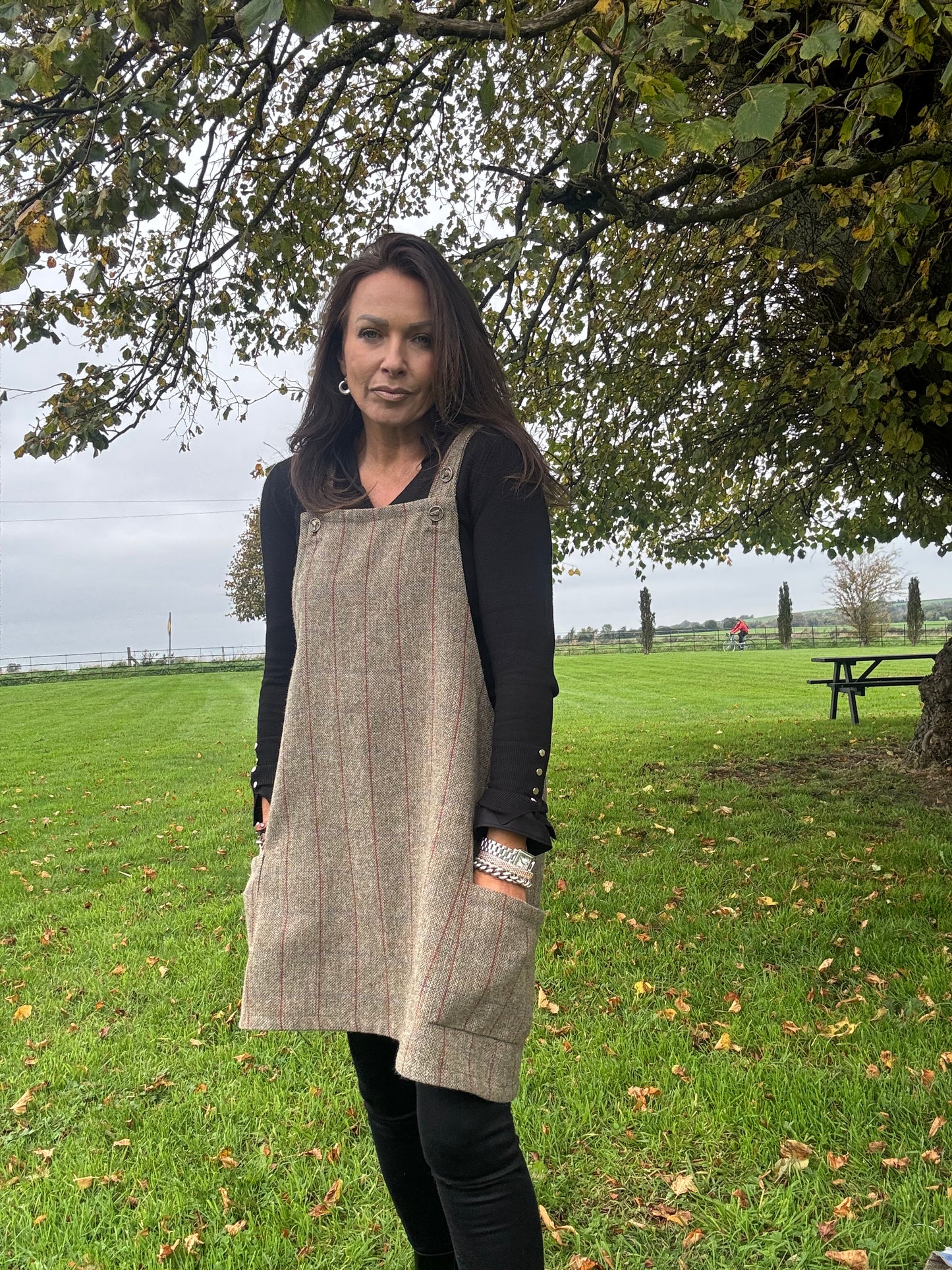 The origins pinafore