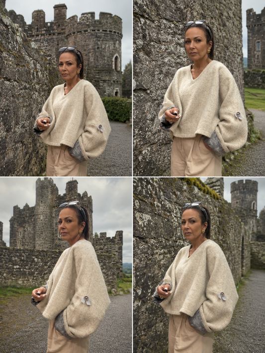 The Irish Bainin Blanket Jumper