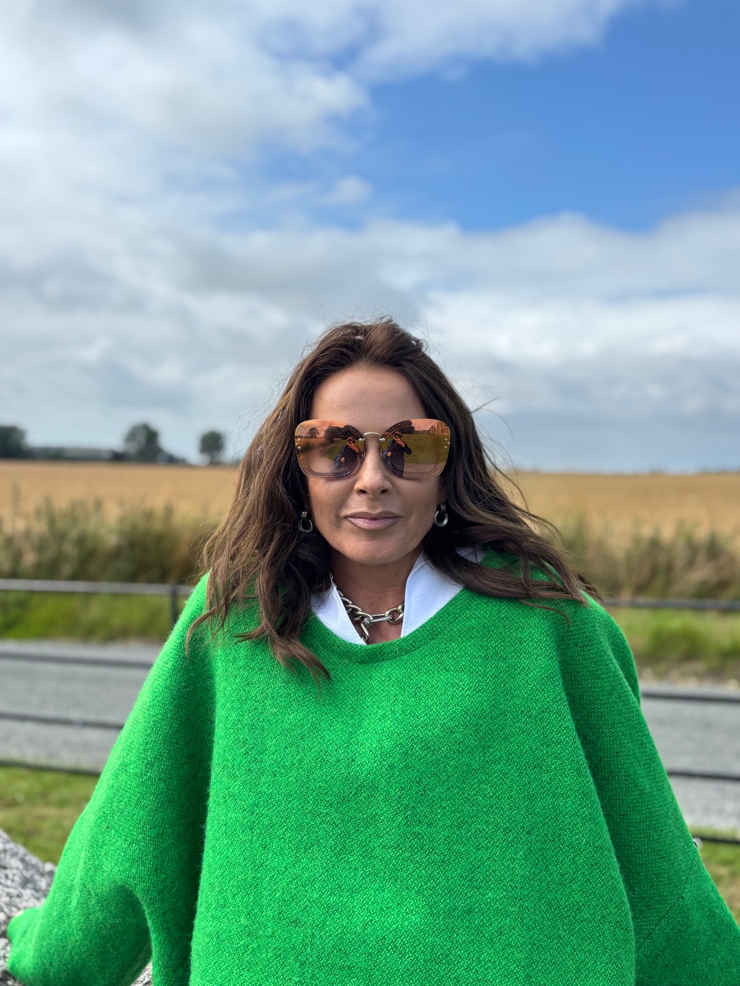 The Kelly Green short jumper