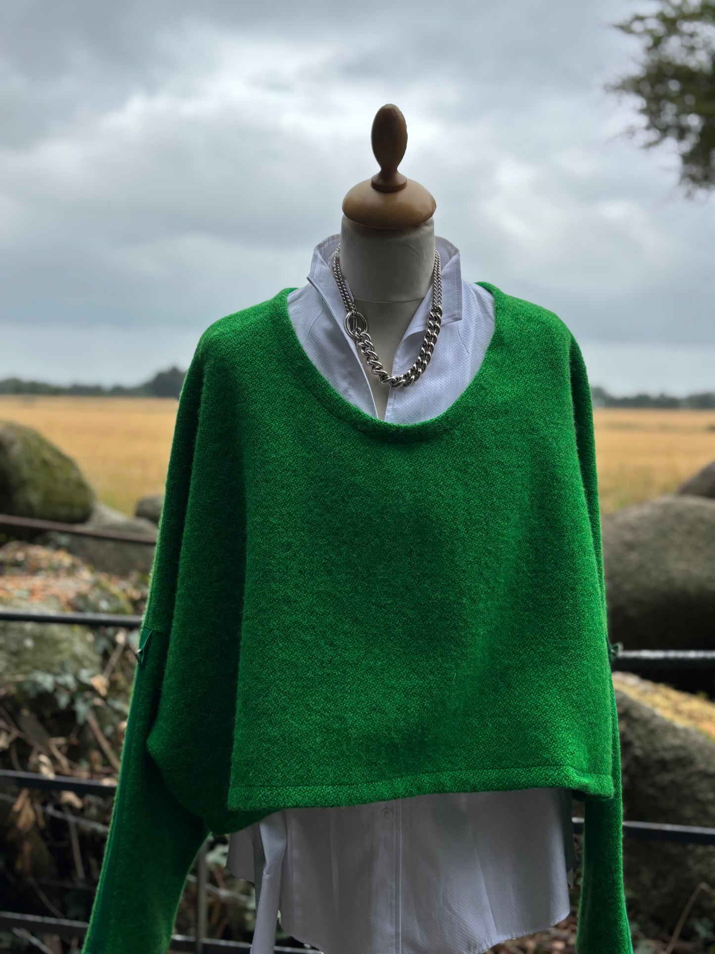 The Kelly Green short jumper