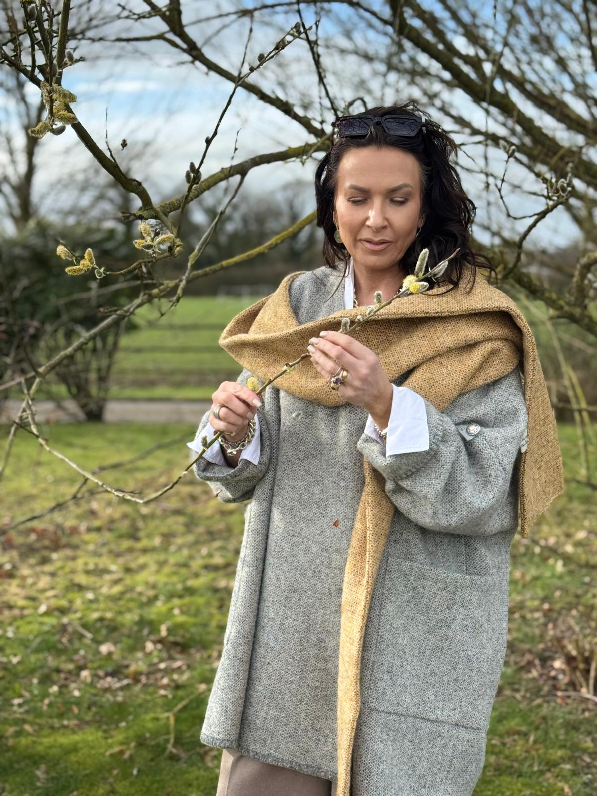 The Granite Irish Blanket Jumper