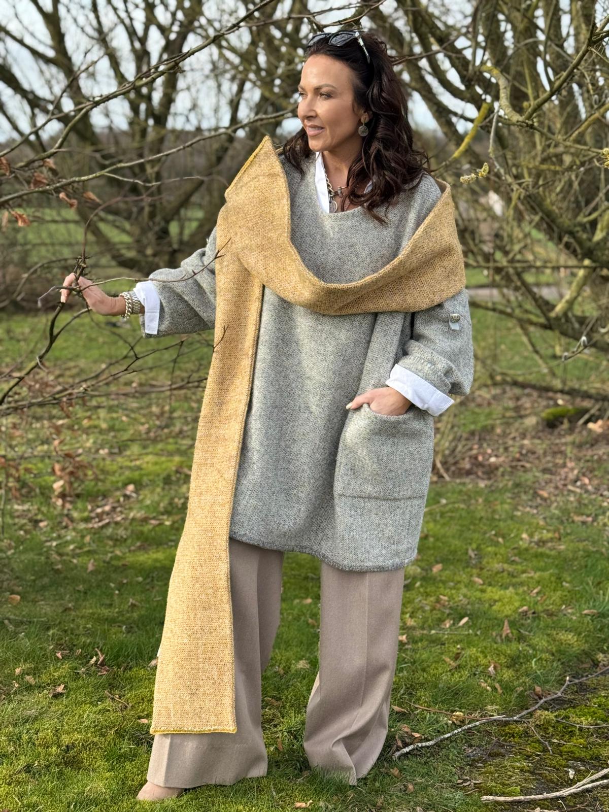 The Granite Irish Blanket Jumper
