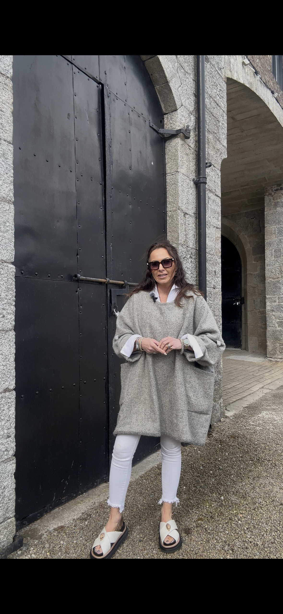 The Granite Irish Blanket Jumper